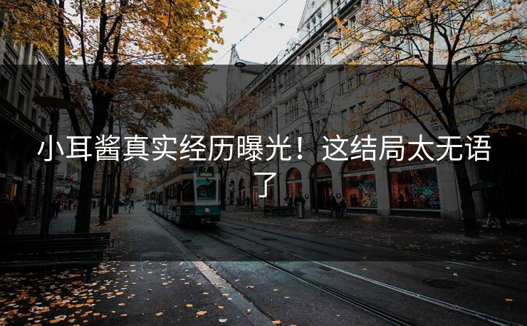 小耳酱真实经历曝光！这结局太无语了